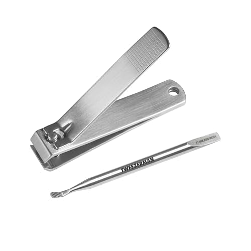 Tweezerman Extra Strength Toenail Care Kit, Clipper & Mini Cuticle Pushy - style: Toenail Clipper + Mini Cuticle Pushy