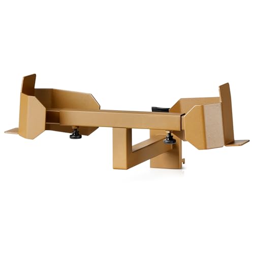 Savior Equipment Wall Rack System Tactical Belt Attachment Gear Wall Mount Display Rack Organizer Hanger, Adjustable Width, Heavy-Duty Steel Construction Hold Up to 20 lbs - color: RAL8000 Tan