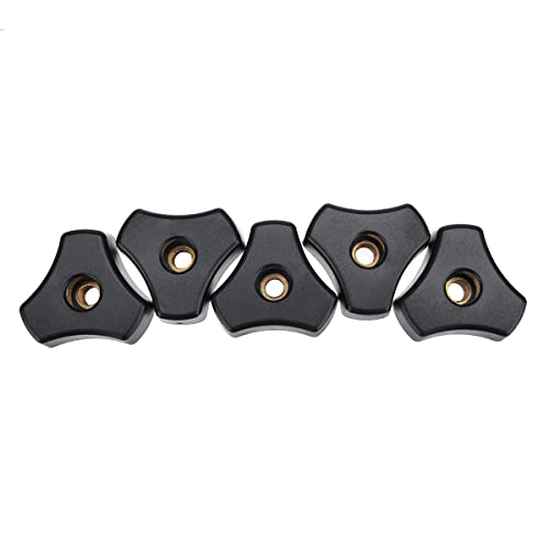 Toolcool M8 T Track Bolts Knob Kit 4 Inch T Slot Bolts with Washers T Track Accessories for Woodworking Jigs and Fixtures - 5 Pack