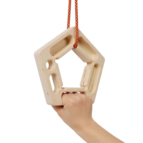 Climbing Hangboard Rock Climbing Training,Rock Climbing Fingerboard, Wooden Climbing Board Trainer for Strengthen Fingers and Grip - style: Style03