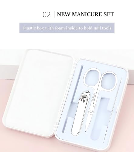 Manicure Set Personal Care Nail Clipper Kit Professional Manicure Pedicure Set Mens Accessories Personal Care Set Nail Grooming Kit Gift Idea Present for Men Women