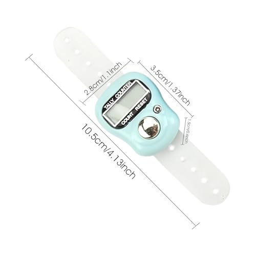 Finger Counter - Finger Clicker Counter | Adjustable Finger Tally Counter | Resettable Lap Counter | Portable LCD Digital Display Tally Counter | Digital Handheld Tally Counter for Golf, Lap