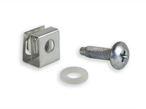 RackGold® Zinc 10-32 Cage Nut & Screws w/Washers 25-Pack - USA Made