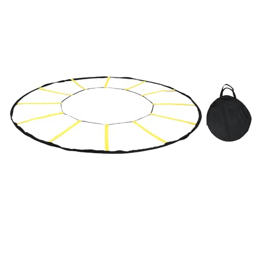 Keenso Circular Trainer, 12 Rungs Speed and Ladder for Soccer Basketball, Indoor Outdoor Sports Training