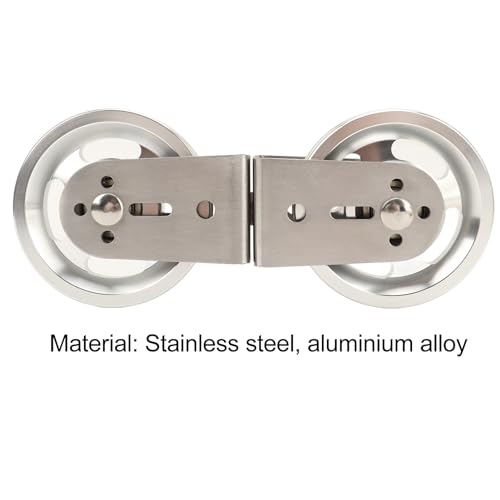 Cable Pulley Wheel, Aluminum Pulley System Attachment & Weight Pulley Wheel, Double Pulley for Triceps, Back Muscles, Home Gym, Cable Machine