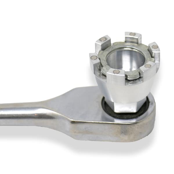 Rack-A-Tiers Nut Snugger Kit: 1/2" & 3/4" Magnetic Locknut Holders, Locknut Wrench, Conduit Locknut Wrench, Electrical Lock Nut Tool (80090)