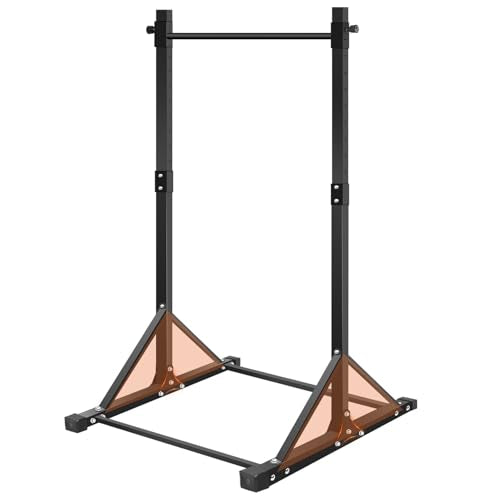 Freestanding Pull Up Bar Stand, Adjustable Chin Up Bar Outdoor | 440LBS Capacity, 7ft Tall Adjustable Stand, Strength Training, Home Gym, Outdoor Workout, Calisthenics Station