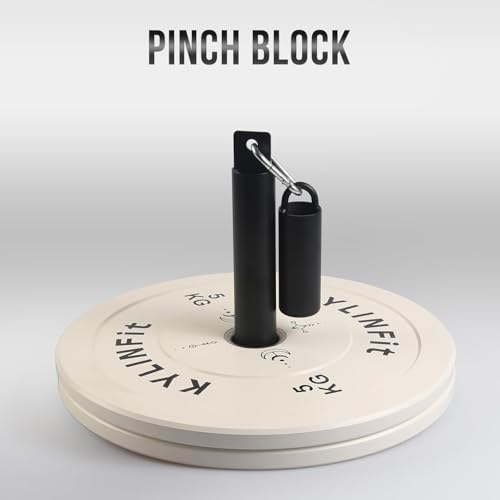 KYLINFIT-Iron Pinch Grip Set, Pinch Block Grip for Rock Climbing Forearm Finger Strength Training, Home Gym Hand Pinching Power Strengthener Equipment - color: grey