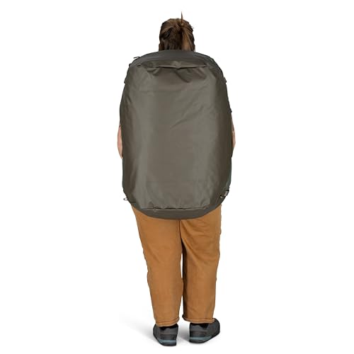 Osprey Transporter Lightweight Travel Duffel Bag - Extra Large Water Resistant Durable Gear Bag for Men and Women - color: Blue Flame/Nocturnal Blue, style: 95l