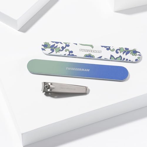 Tweezerman Nail Kit with Clipper & 2 Nail Files Paisley - color: Paisley