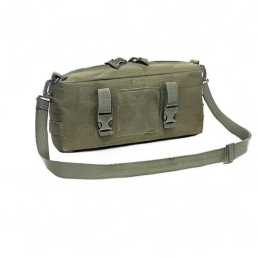 ACEXIER Outdoor Climbing Bags Waterproof Tactical Accessories Shoulder Bag 600D Nylon Molle Camping Pack Hiking Waist Bag - color: Green