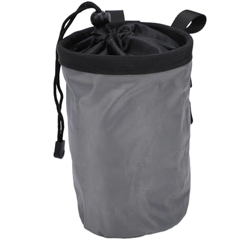 Climbing Chalk Bag placeholder Chalk Bucket Gym Bag Workout Large Capacity Oxford Fabric Fleece Lining Drawstring Zipper Pocket Adjustable Waist Belt for Cl