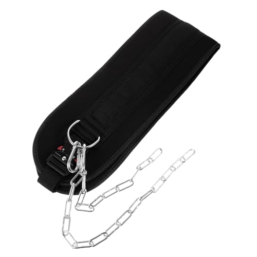 Totority Fitness Dipping Belt Chain for Weightlifting Weighted Pull-up Belt for Strength Training Design for Men and Women Comfortable Support for Dips and Chin-ups
