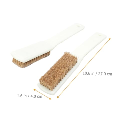 Amosfun 4Pcs Climbing Rocks Cleaning Brush with Sturdy Handle Boar Hair Bristles for Bouldering and Rock Climbing Chalk Cleaning Tool for Outdoor Sports