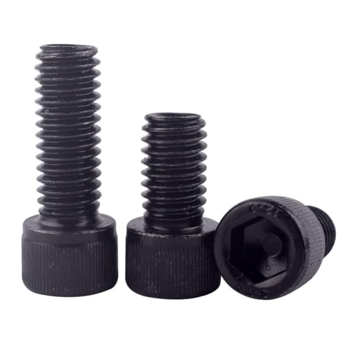 20Pcs 1/4-20 x 7/8" Socket Head Cap Screws Bolts, 12.9 Grade Alloy Steel Black Oxide Finish, Allen Hex Drive, UNC Coarse Full Thread - size: 1/4-20 x 7/8" (20PCS)