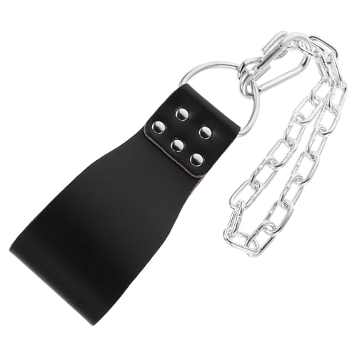 GALPADA Weightlifting Dip Belt with Heavy-duty Iron Chain Adjustable Waist Weight Belt for Men Bodybuilding and Strength Training Gym Workout Accessories