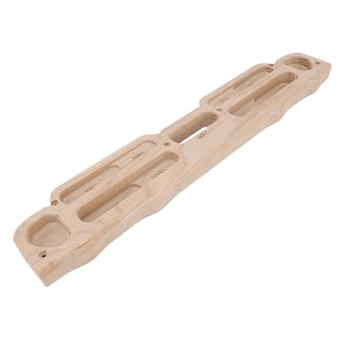 Dpofirs Bouldering Training Board for Finger Strength | Solid Wood Climbing Hangboard with Mounting Kit, Home Gym Pull Up Bar Friendly