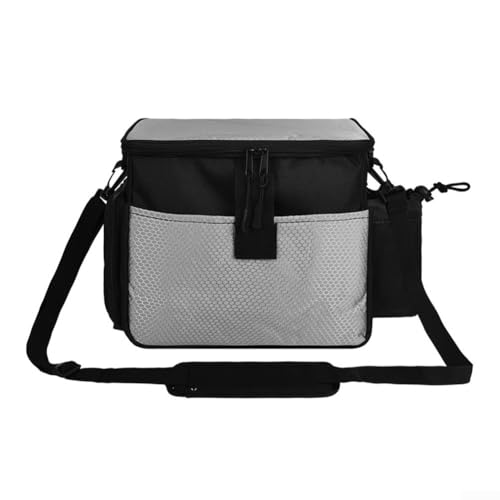 Large Chalk Bucket Bag for Rock Climbing with Aluminum Foil Lining Magnetic Closure Nylon Chalk Bag for Bouldering and Outdoor Climbing