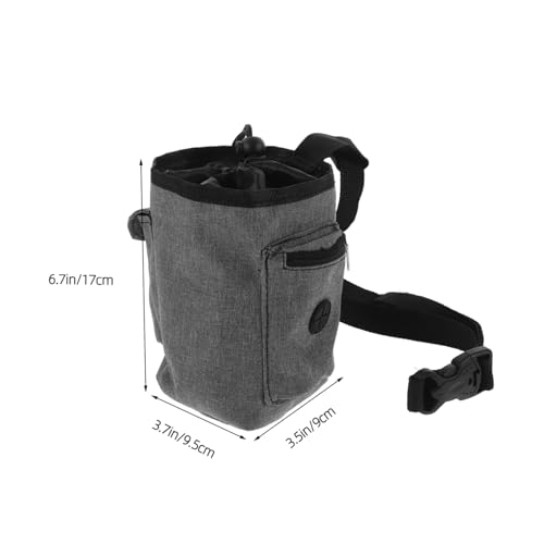 Happyyami Chalk Bag for Rock Climbing Waterproof Container with Zipper Storage Pocket for Bouldering Weightlifting and Gym Use