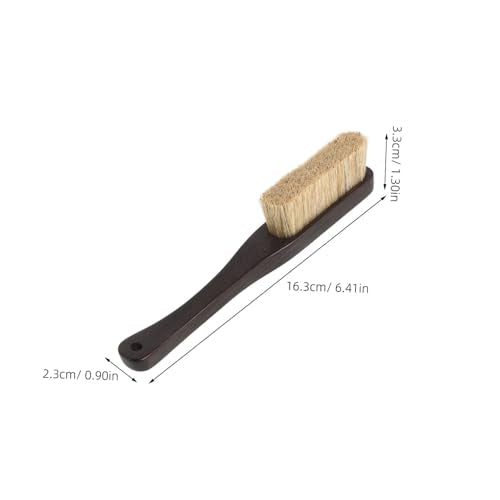 Homoyoyo Outdoor Climbing Chalk Brush with Natural Boar Hair Bristles and Wood Handle for Cleaning Rock Holds and Natural Rock, Quick Drying and Sturdy Tool for Professional Climbers