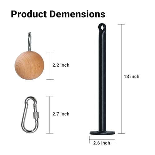 Pinch Grip Strength Training Set, Beech Wood Pinch Block Grip Set with Loading Pin, Rock Climbing Power Finger Forearm Hand Exerciser Strength Training Strengthener Equipment For Home Gym (Pinch Wood Set)