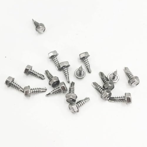 Sheet Metal Screws，Hex #8x1/2‘’（300） | Metal Fastener - color: Hex #8x1/2‘’（300）