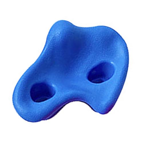 10PCS Rock Climbing Holds, PE Ergonomic Design with Rock Texture for Indoor Outdoor Climbing Wall, Includes Screws and Wrench Tools - color: Blue