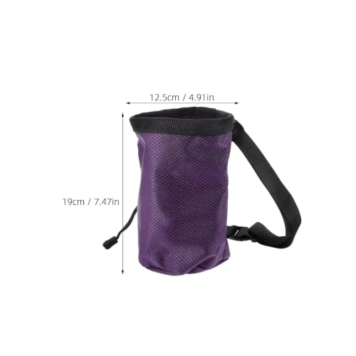 Abaodam Outdoor Climbing Powder Bag Large Capacity Chalk Bag for Rock Climbing with Ergonomic Design and Non-Slip Oxford Cloth Material