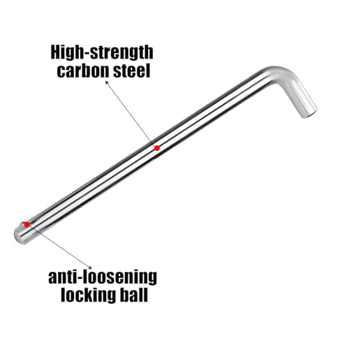 NQEUEPN L Shape Weight Stack Pin, 3/8" Dia 4.4" & 6" Locking Space