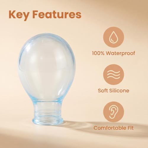 3PCS Waterproof Finger Protector, Silicone Finger Covers for Showering, Leak-Proof Sealed Design, Reusable Finger Sleeve for Wound Protection, Cut Care, Waterproof Bandage Alternative(M) - size: middle
