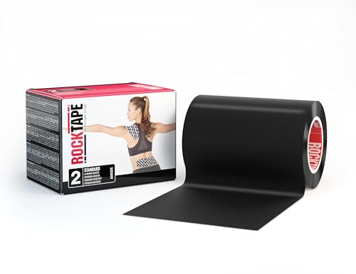 RockTape Highly Water-Resistant Kinesiology Tape - color: Black