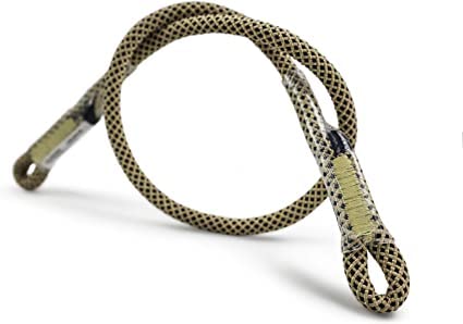 Bulldog 8mm & 10mm - Friction Hitch 100% Technora, 5400 MBS, Prusik By Pelican Rope - Arborist Rope, Tree Gear, Accessory Cord (30, 10mm Diameter) - size: 10 mm x 762 mm