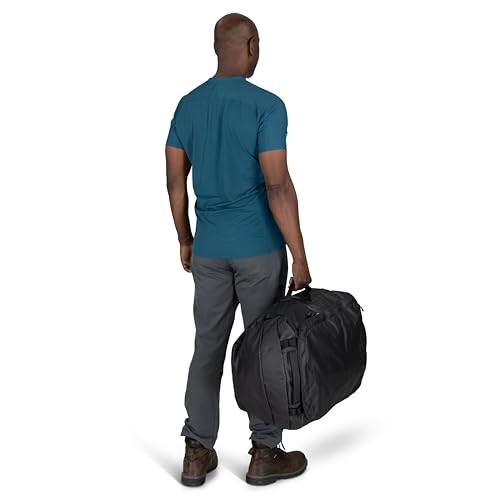Osprey Transporter Lightweight Travel Duffel Bag - Extra Large Water Resistant Durable Gear Bag for Men and Women - color: Pine Leaf/Earl Grey, style: 65l