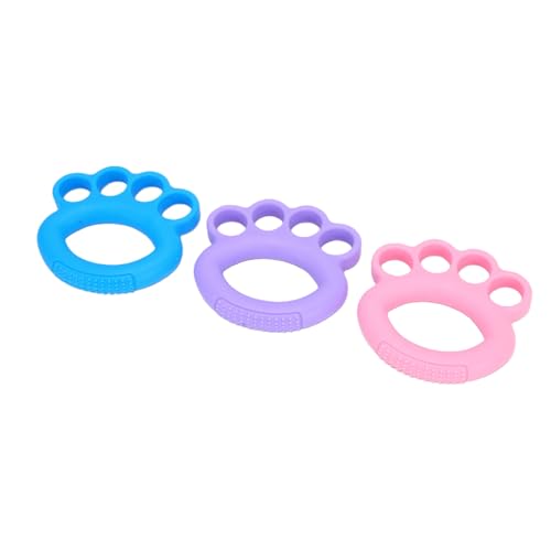 Emoshayoga Hand Grip Strengthener 3pcs Finger Exerciser Set Portable Design for Climbers Athletes TPE 10lbs 20lbs 30lbs