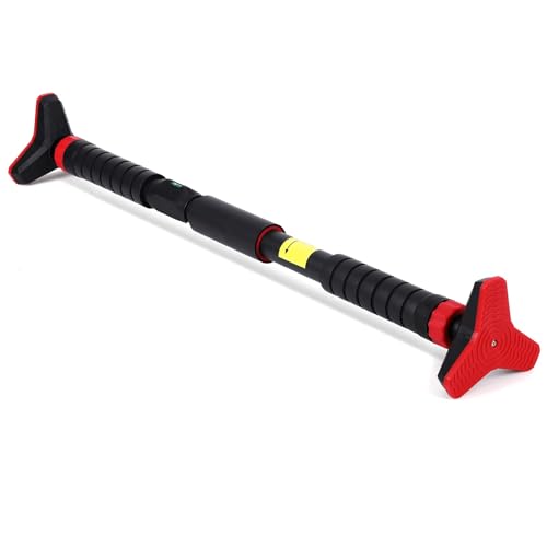 Pull Up Bar for Doorways, 27-42in Chin Up Bar, Strength Training Upper Body Workout Pull Up Bar with Level Meter and Adjustable Strength Training Bar, No Screw Installation Required, Max Load 440 LBS