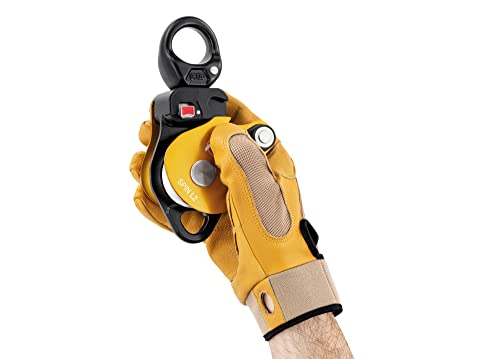 PETZL Unisex Spin L2 Double Pulley with Very High Output with Walker - color: Yellow
