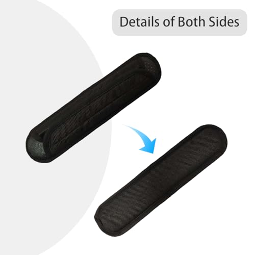 2 Pack Shoulder Strap Pads for Backpack Accessories,Replacement Universal Shoulder Pad Cushion Relieve Shoulders Pressure - color: Black