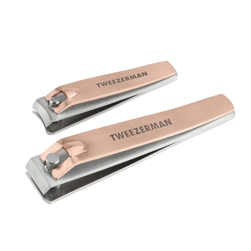 Tweezerman Combo Clipper Set Rose Gold - color: Rose Gold