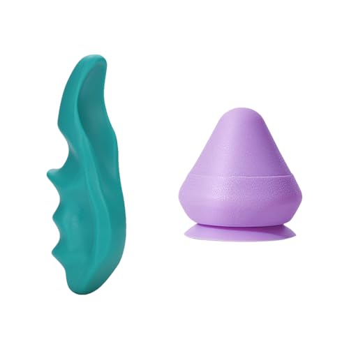 2Pcs Deep Tissue Muscle Massage Ball and Mini Green Thumb Massager Saver for Massage Body Acupressure Point Massage Tool Health Care