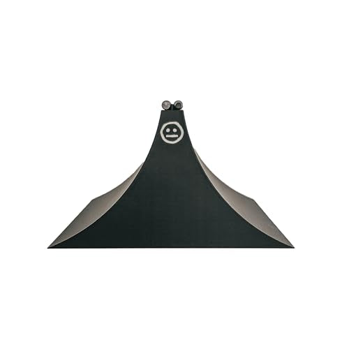 Spine Ramp Fingerboard Obstacle - Double Quarterpipe 6.75 x 3.75 x 2.75 in