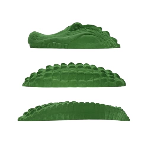 Atomik Rock Climbing Holds 3-Piece Alligator in Green