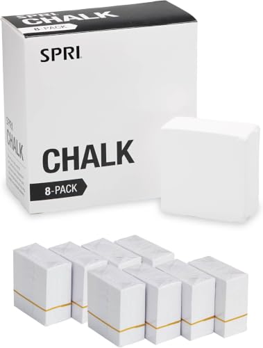 SPRI Chalk Block & Chalk Ball for Gymnastics, Rock Climbing, Bouldering, Rings, Weightlifting, Pool Billiards - size: 2 oz Block (96-Pack)