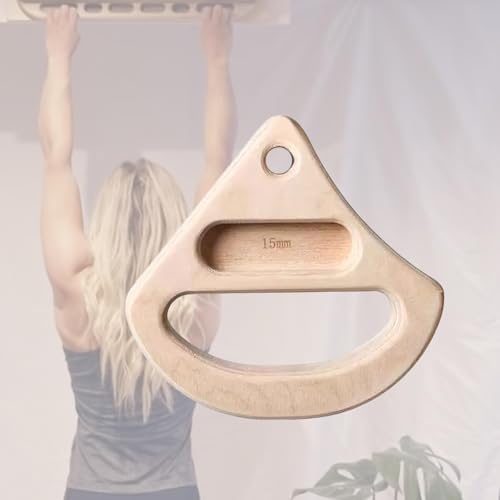 harayaa Climbing Hang Holds Fingerboard Wooden Pull for Home Outdoor