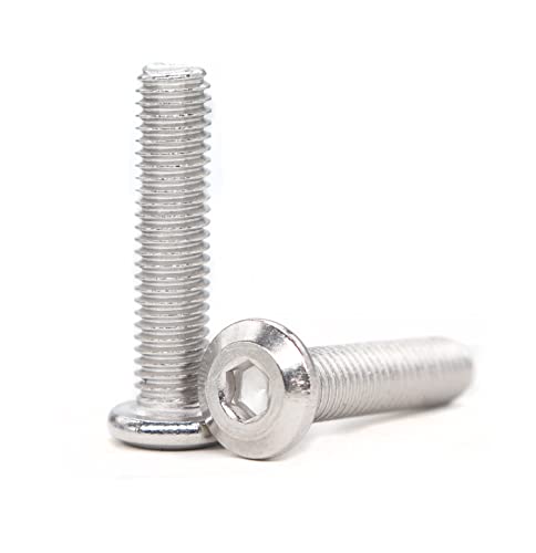 6pcs M8 x 110mm Rivet Countersunk Socket Cap Allen Head Bolts Screws Connecting for Furniture, 304 Stainless Steel - size: 6pcs M8 x 110mm