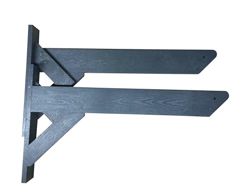 ReRackiT - Outdoor or Indoor Wall Mounted Kayak Rack, SUP Rack, Canoe Rack - Stackable - size: 1 Rack (For Canoes)