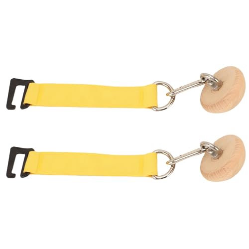 RiToEasysports 2PCS Pull Up Grip Balls, Sturdy Beech Wood Iron Faux Nylon Half Sphere Rock Climbing Holds for Strength Training Hand Exercise Home Gym Workout, with Comfortable Grip for