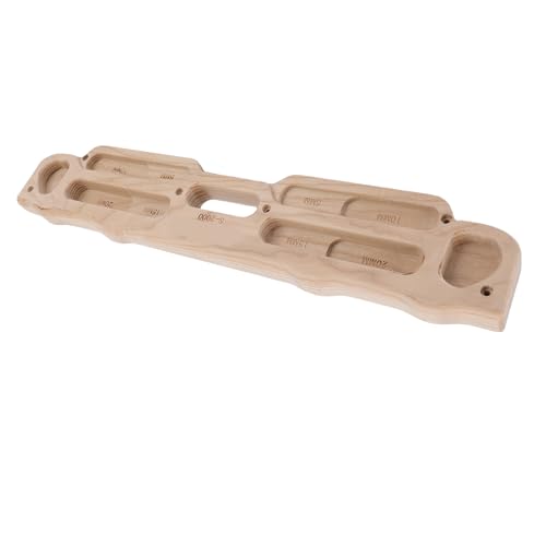 Pomya Finger Strength Training Board for Climbing | Solid Wood Hangboard with Mounting Kit, Bouldering Board for Home Gym Pull Up Bar