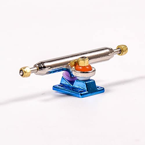 Fingerboard Trucks with Upgraded Urethane Bushings and Pivot Cup,34mm 32mm Width,Normal Kingpin (Blue, 34mm) - color: Blue, size: 34mm