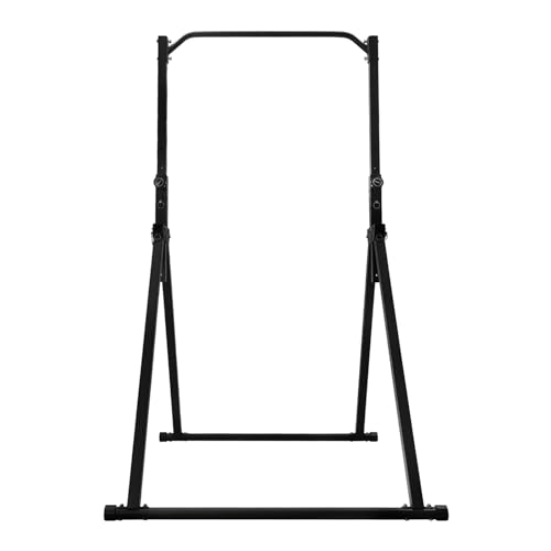 Foldable Pull Up Bar, Power Tower Workout Dip Station Height Adjustable Pull Up Bar for Home, Multifunction Fitness Tower Station Gym Training Equipment