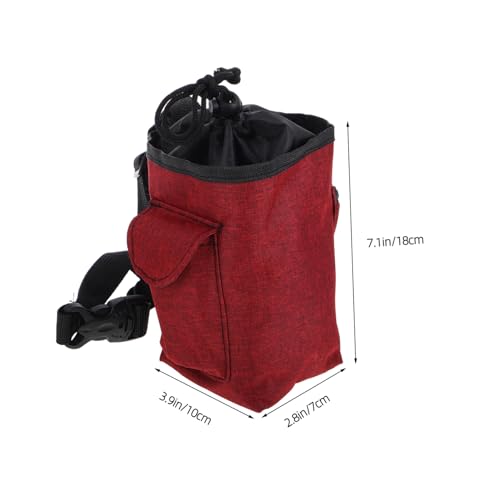 SUPVOX Chalk Bag for Rock Climbing and Gymnastics Zippered Pocket Multiuse Design for Bouldering and Weightlifting Activities